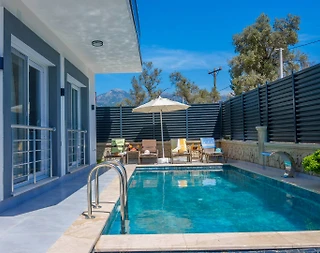 Muğla Seydikemer'de Muhteşem Doğa İçerisinde, Özel Havuzlu, Modern Villa - 4