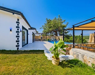 Muğla Seydikemer'de Sakin Konumda, Özel Havuzlu, Balayı Villası - 5