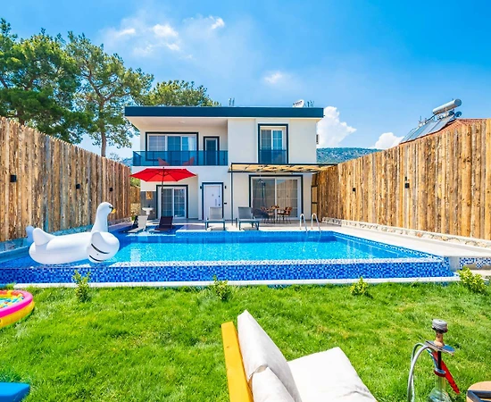 Muğla Seydikemer'de Yeşillikler İçerisinde, Özel Havuzlu, Modern Villa - 1