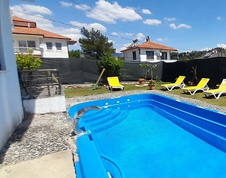 Muğla Ula'da Sakin Konumda, Özel Havuzlu, Geniş Bahçeli Tatil Evi - 4