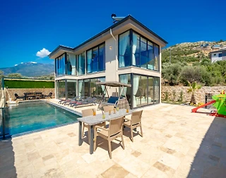 Kaş Yeşilköy'de Çekirdek Ailelere Uygun, Özel Havuzlu, 4 Kişilik Villa - 1