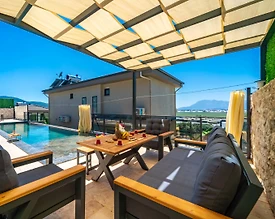 Kaş Yeşilköy'de Çekirdek Ailelere Uygun, Özel Havuzlu, 4 Kişilik Villa - 3