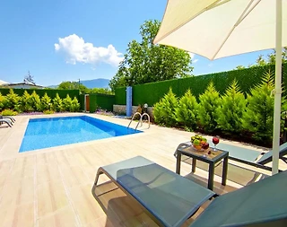 Fethiye Kayaköy'de Muhteşem Doğada, Özel Havuzlu, Modern Villa - 2