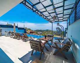 Kaş Bezirgan'da Doğa ve Deniz Manzaralı, Özel Havuzlu, Konforlu Villa - 2