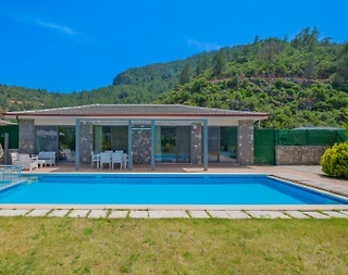 Fethiye Kayaköy'de Modern Tasarımlı, Özel Havuzlu, 2+1 Villa - 4