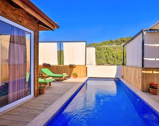 Kaş Patara'da Eşsiz Doğa İçerisinde, Özel Havuzlu, Balayı Villası - 1