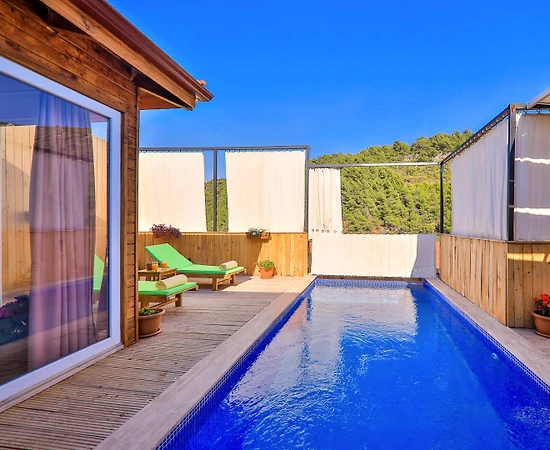 Kaş Patara'da Eşsiz Doğa İçerisinde, Özel Havuzlu, Balayı Villası - 1