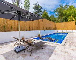 Kaş İslamlar'da Küçük Ailelere Uygun, Özel Havuzlu, Lüks Villa - 3