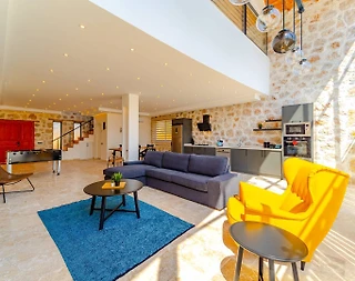 Kaş Bezirgan'da Sakin Konumda, Özel Havuzlu, Balayı Villası - 5