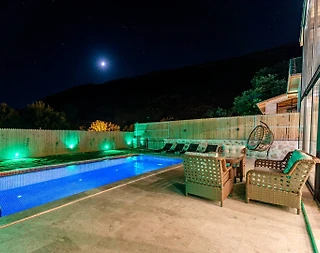 Kaş Bezirgan'da Sakin Konumda, Özel Havuzlu, Balayı Villası - 4