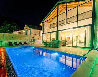 Kaş Bezirgan'da Sakin Konumda, Özel Havuzlu, Balayı Villası - 3