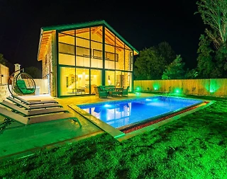 Kaş Bezirgan'da Sakin Konumda, Özel Havuzlu, Balayı Villası - 1