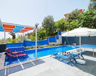 Kaş İslamlar'da Doğayla İç İçe, Özel Havuzlu, Huzurlu Villa - 3