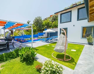 Kaş İslamlar'da Doğayla İç İçe, Özel Havuzlu, Huzurlu Villa - 5