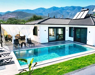 Muğla Seydikemer'de Doğanın İçerisinde, Özel Havuzlu, Şık Villa - 3