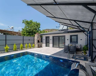 Fethiye Eldirek'te Merkezi konumda, Özel Havuzlu, Modern Villa - 2