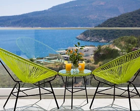 Kaş Kalkan'da Deniz Manzaralı, Özel Havuzlu, 8 Kişilik, Lüks Villa - 2