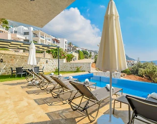 Kaş Kalkan'da Muhteşem Deniz Manzaralı, Özel Havuzlu, 3+1 Villa - 4