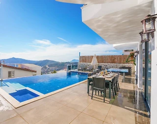 Kalkan Kördere'de Muhteşem Deniz Manzaralı, Özel Havuzlu, Lüks Villa - 5