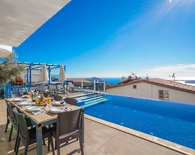 Kalkan Kördere'de Muhteşem Deniz Manzaralı, Özel Havuzlu, Lüks Villa - 3