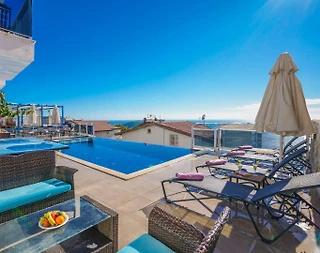 Kalkan Kördere'de Muhteşem Deniz Manzaralı, Özel Havuzlu, Lüks Villa - 4