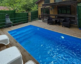 Sapanca Memnuniye'de Sessiz Konumda, Özel Havuzlu, 4 Kişilik Bungalov - 2