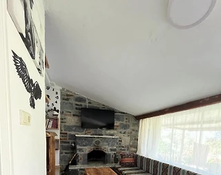 Datça Kızlan'da Sakin Konumda, Geniş Bahçeli, Şömineli, 1+1 Ev - 5