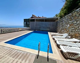 Alanya Sugözü'nde Deniz Manzaralı, Özel Havuzlu, 6 Kişilik Villa - 2