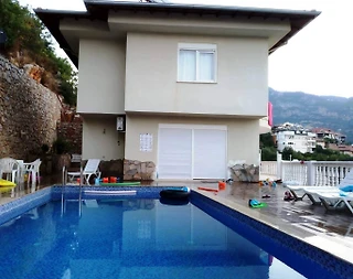 Alanya Sugözü'nde Deniz Manzaralı, Özel Havuzlu, 6 Kişilik Villa - 3