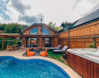 Sapanca Nailiye'de Doğa İçerisinde, Özel Havuzlu, Modern Bungalov - 2