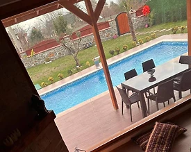 Sapanca Kırkpınar'da Geniş Bahçeli, Özel Havuzlu, Kiralık Bungalov - 2