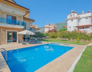 Fethiye Ölüdeniz'de Geniş Alanlı, Özel Havuzlu, 6 Kişilik Villa - 5