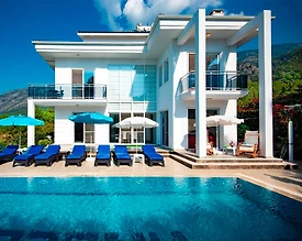 Fethiye Ölüdeniz'de Geniş Ailelere Uygun, Özel Havuzlu, Modern Villa - 3