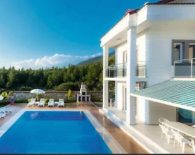 Fethiye Ölüdeniz'de Kalabalık Ailelere Uygun, Özel Havuzlu, Kiralık Villa - 3
