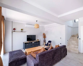 Fethiye Ölüdeniz'de Modern Tasarımlı, Özel Havuzlu, 9 Kişilik Villa - 5