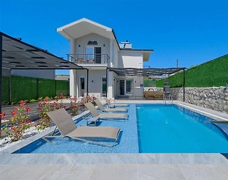 Fethiye Ölüdeniz'de Merkeze Yakın, Özel Havuzlu, 2+1 Kiralık Villa - 2