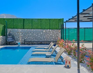 Fethiye Ölüdeniz'de Merkeze Yakın, Özel Havuzlu, 2+1 Kiralık Villa - 4