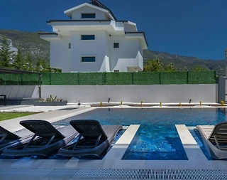 Fethiye Ölüdeniz'de Modern Tasarımlı, Özel Havuzlu, 3+1 Villa - 5