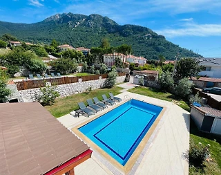 Fethiye Ölüdeniz'de Elverişli Konumda, Özel Havuzlu, Ferah Villa - 4