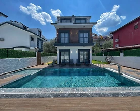 Fethiye Ölüdeniz'de Kalabalık Aileler için Uygun, Özel Havuzlu, Modern Villa - 3