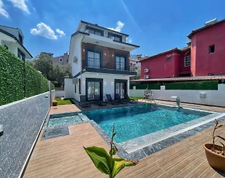 Fethiye Ölüdeniz'de Kalabalık Aileler için Uygun, Özel Havuzlu, Modern Villa - 2