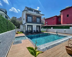 Fethiye Ölüdeniz'de Kalabalık Aileler için Uygun, Özel Havuzlu, Modern Villa - 2