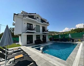 Fethiye Ölüdeniz'de Geniş Alanlara Sahip, Özel Havuzlu, Şık Villa - 2