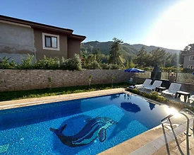 Marmaris Hisarönü'nde Merkezi Konumda, Özel Havuzlu, Kiralık Villa - 3