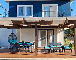 Ortaca Dalyan'da Doğa İle İç İçe, Özel Havuzlu, Kiralık Villa - 1