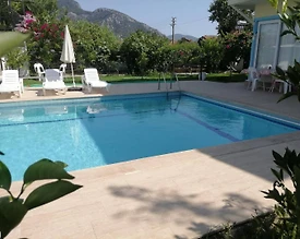 Ortaca Dalyan'da Doğa Manzaralı, Özel Havuzlu, Geniş Villa - 3