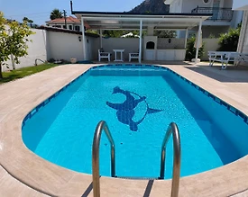 Ortaca Dalyan'da Geniş Aileler için İdeal, Özel Havuzlu, 4+1 Villa - 2