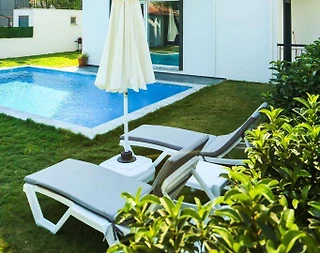 Ortaca Dalyan'da Geniş Bahçeli, Özel Havuzlu, Modern Tasarımlı Villa  - 2