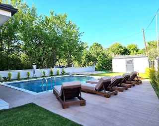 Ortaca Dalyan'da Kalabalık Ailelere Uygun, Özel Havuzlu, Modern Villa - 4