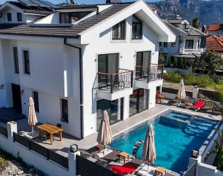 Ortaca Dalyan'da Merkeze Yakın, Özel Havuzlu, 12 Kişilik Villa - 4